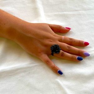 TAS Black Rose Ring